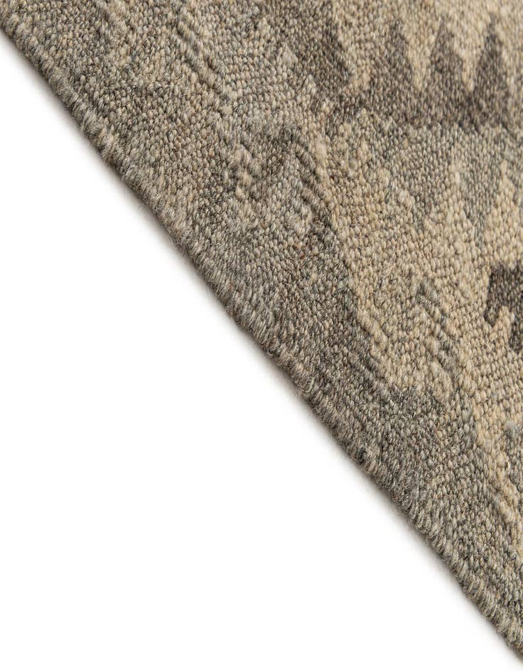 Detail image of 2' 10 x 9' 10  Hand Woven Kilim Maymana Wool Runner Rug