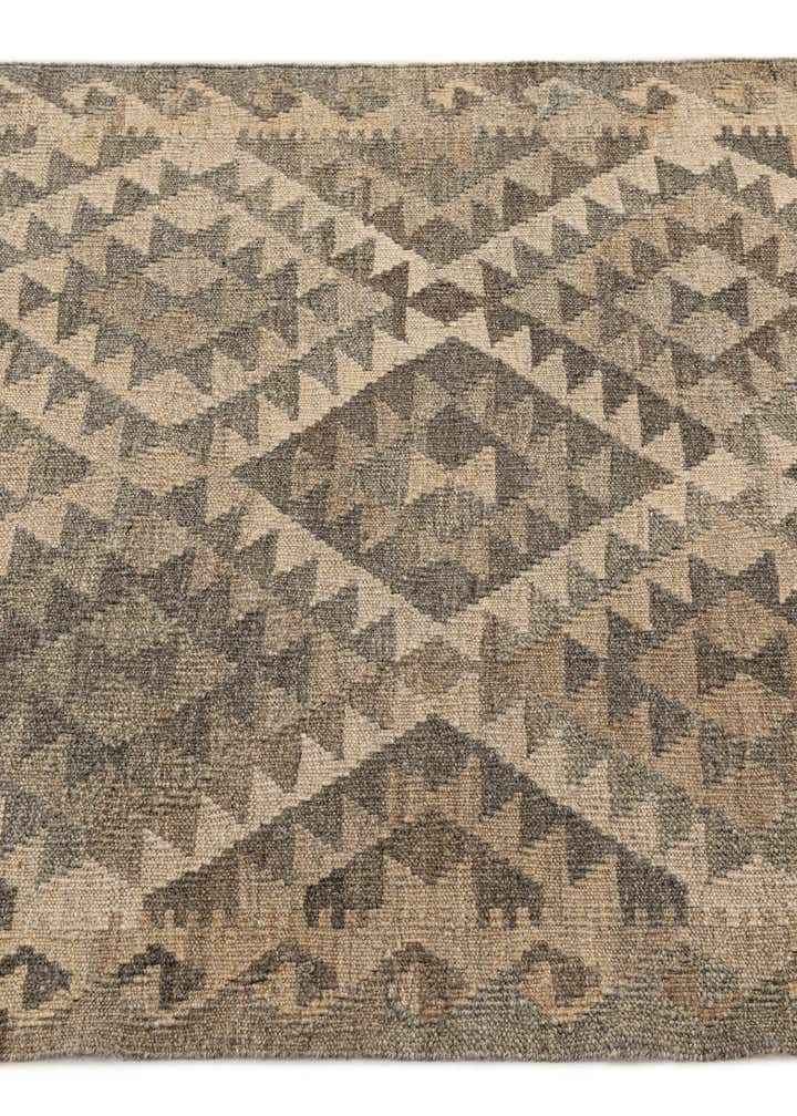 2' 9 x 10' 6 Hand Woven Kilim Maymana Wool Runner Rug