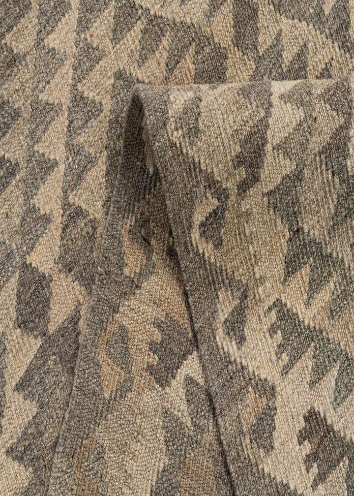 2' 9 x 10' 6 Hand Woven Kilim Maymana Wool Runner Rug