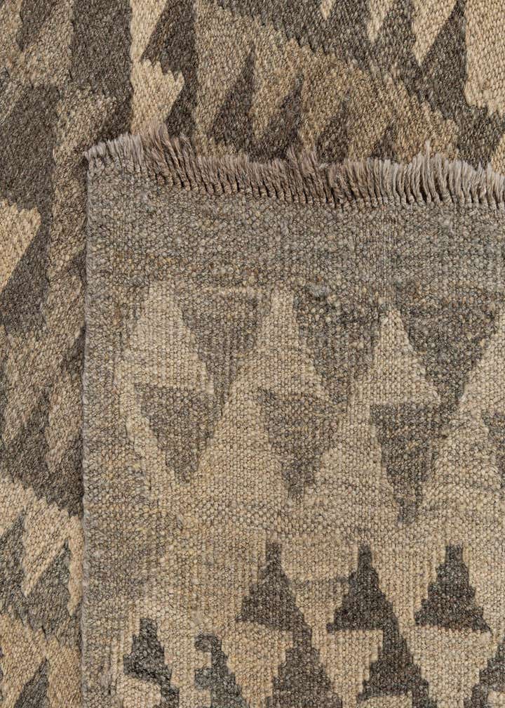2' 9 x 10' 6 Hand Woven Kilim Maymana Wool Runner Rug