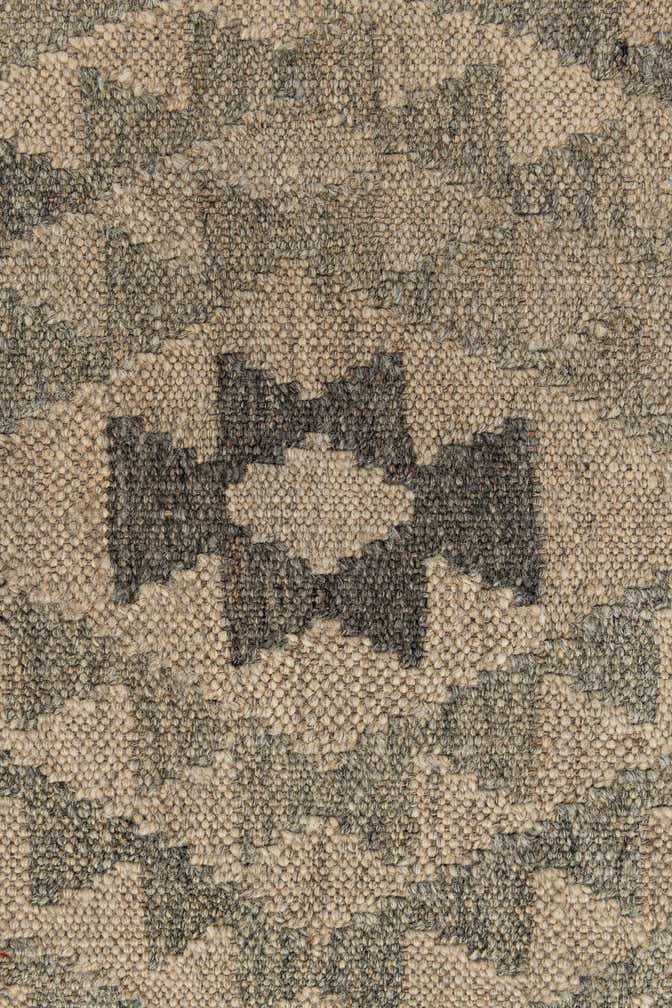2' 9 x 9' 11 Hand Woven Kilim Maymana Wool Runner Rug