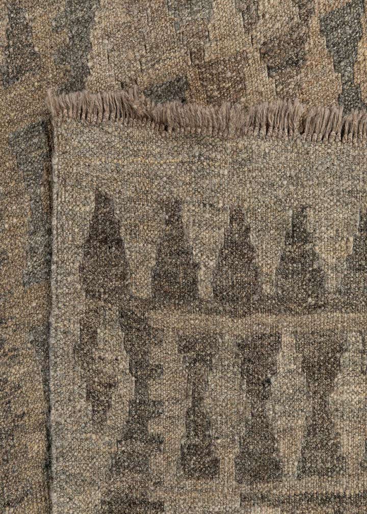 2' 8 x 10' Hand Woven Kilim Maymana Wool Runner Rug