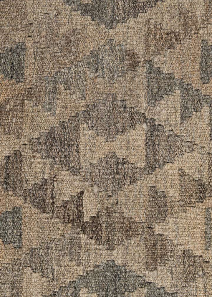 2' 8 x 10' Hand Woven Kilim Maymana Wool Runner Rug