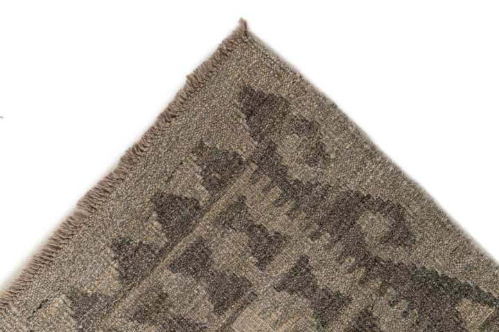 2' 8 x 10' Hand Woven Kilim Maymana Wool Runner Rug