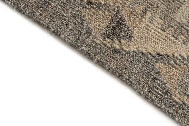 Detail image of 2' 7 x 9' 10 Hand Woven Kilim Maymana Wool Runner Rug