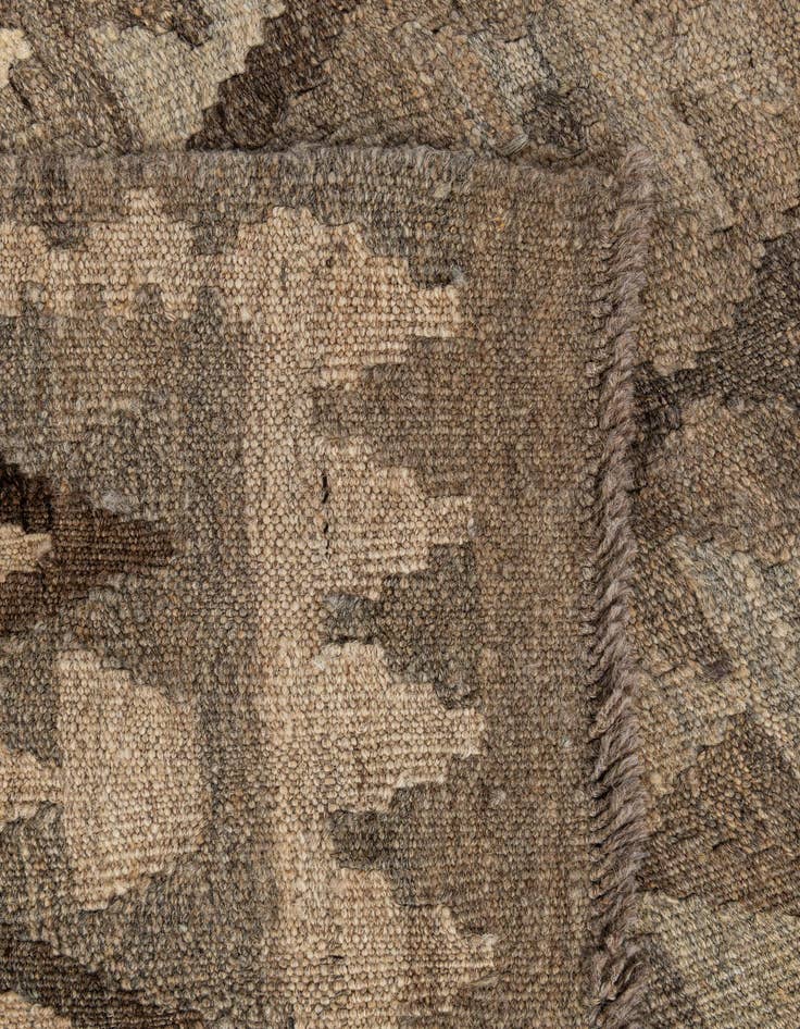 Detail image of 2' 9 x 9' 10  Hand Woven Kilim Maymana Wool Runner Rug