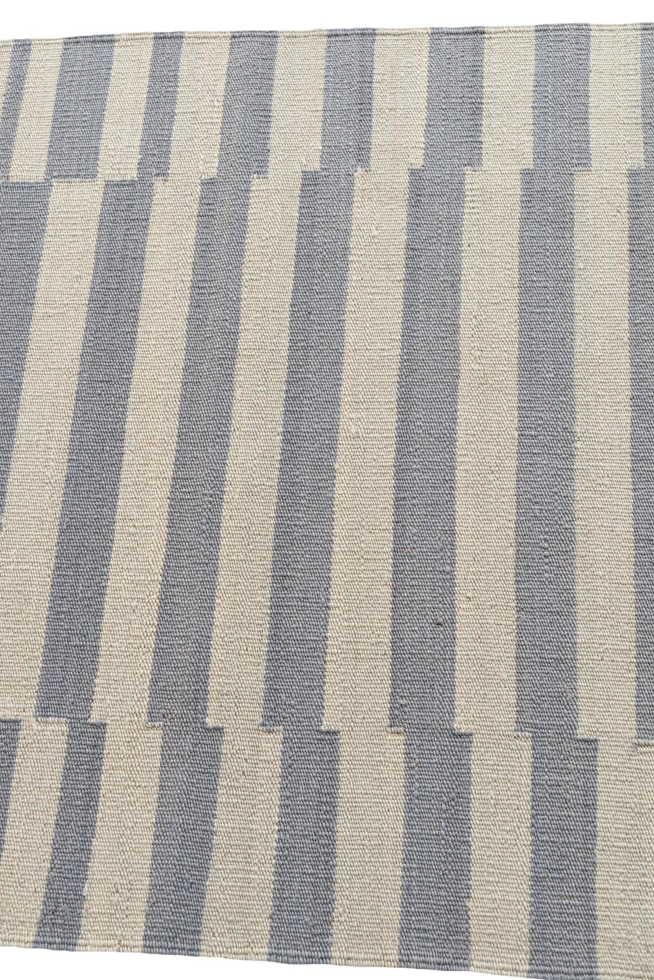 2' 8 x 7' 10 Hand Woven Kilim Modern Wool Runner Rug