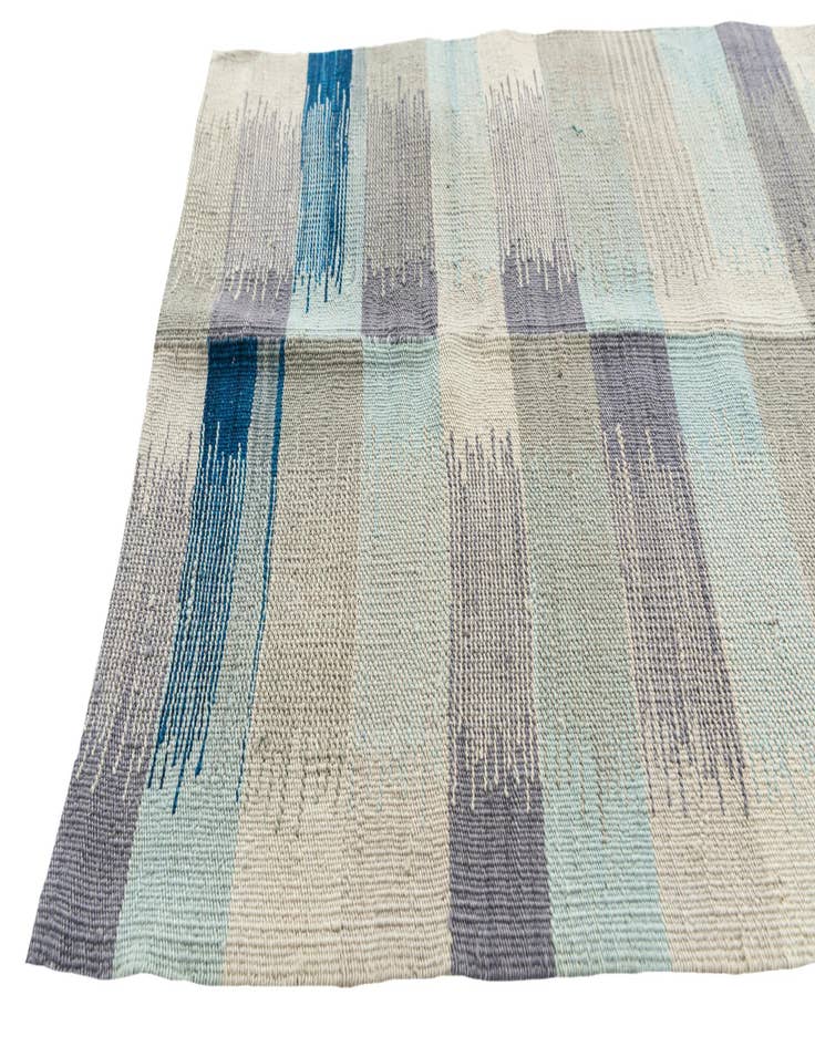 Detail image of 2' 4 x 9' 7 Hand Woven Kilim Modern Wool Runner Rug