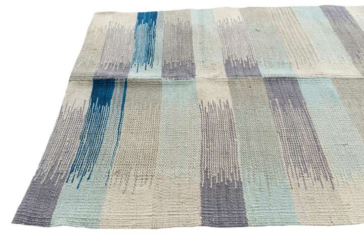 2' 4 x 9' 7 Hand Woven Kilim Modern Wool Runner Rug