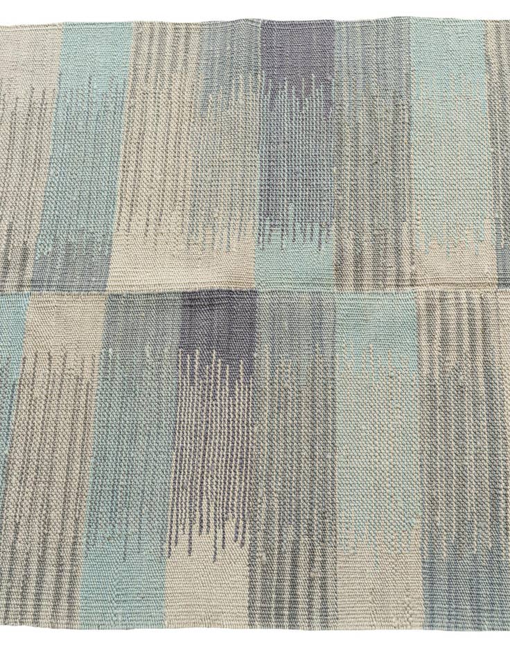 Detail image of 2' 4 x 9' 7 Hand Woven Kilim Modern Wool Runner Rug
