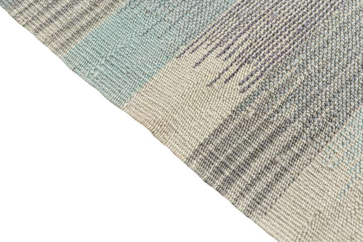 2' 4 x 9' 7 Hand Woven Kilim Modern Wool Runner Rug