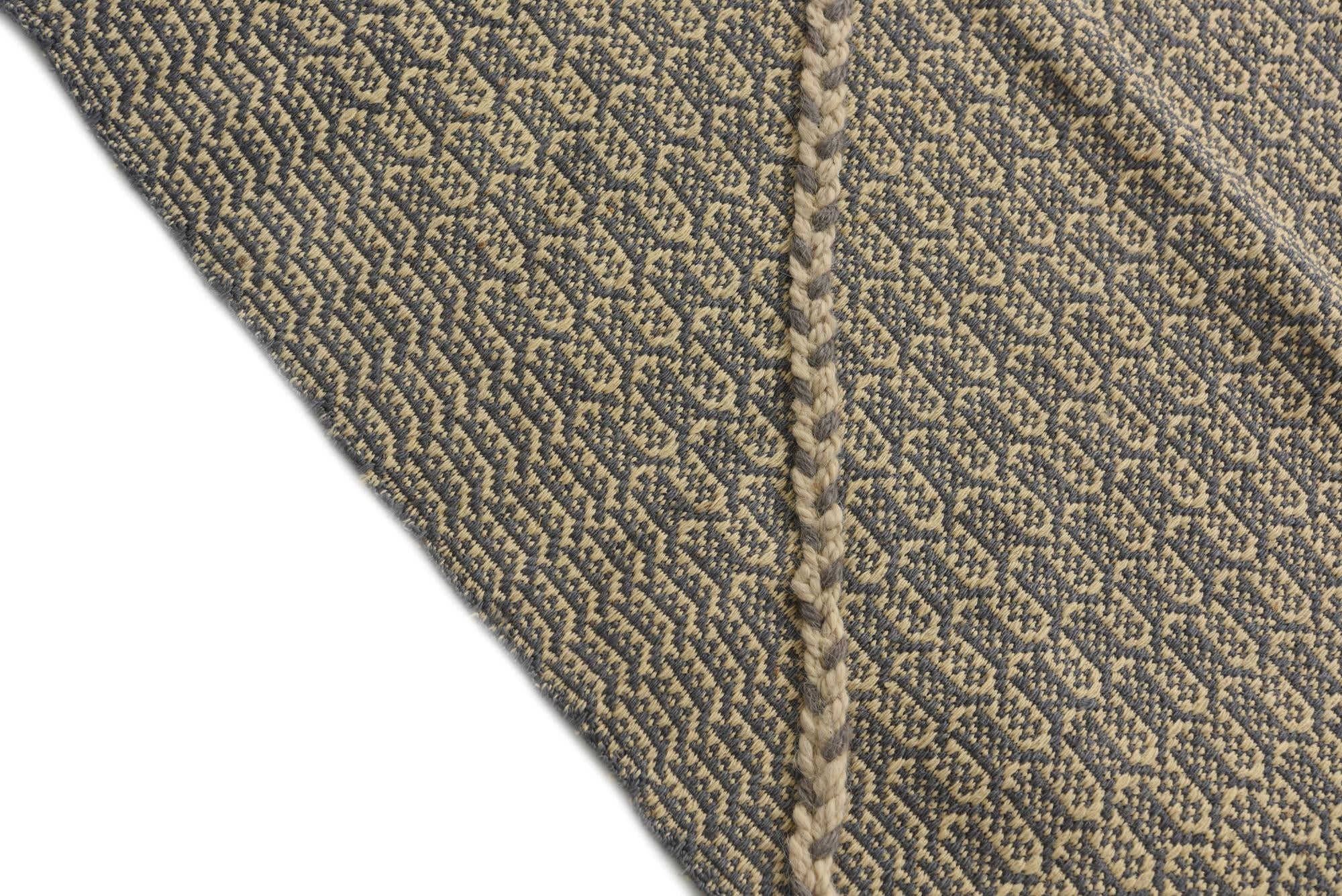 3' 5 x 10' Hand Woven Kilim Modern Wool Runner Rug
