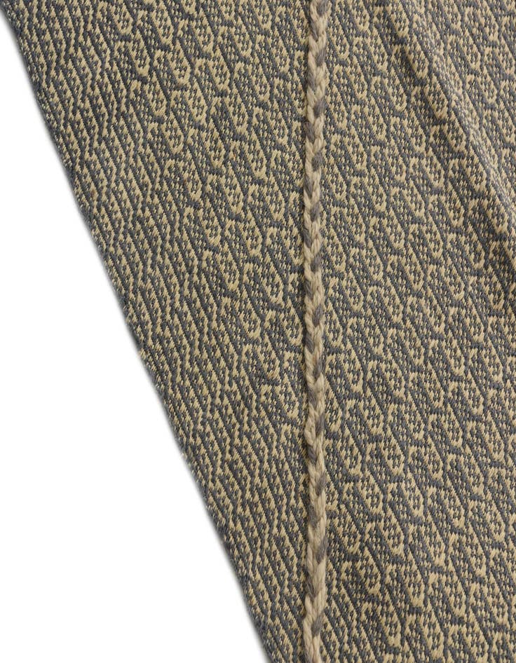 Detail image of 3' 5 x 10'  Hand Woven Kilim Modern Wool Runner Rug