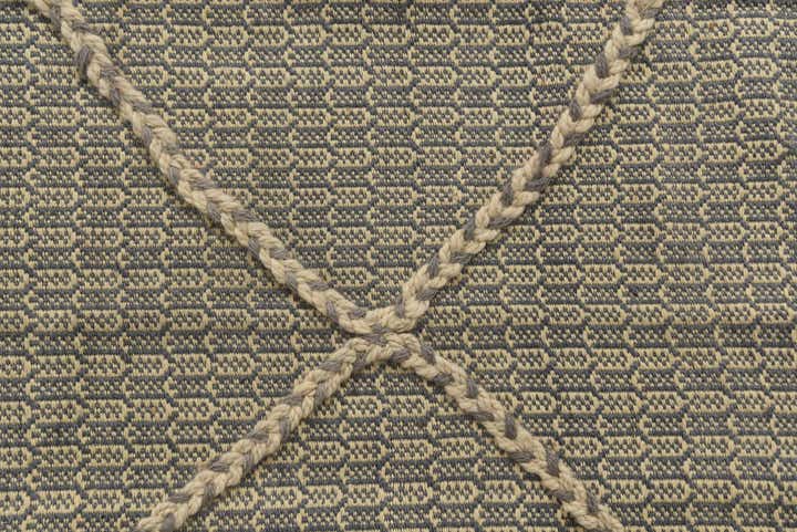 3' 5 x 10' Hand Woven Kilim Modern Wool Runner Rug