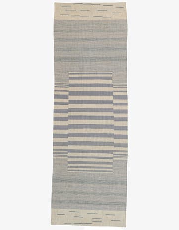 2' 8 x 7' 10 Hand Woven Kilim Modern Wool Runner Rug