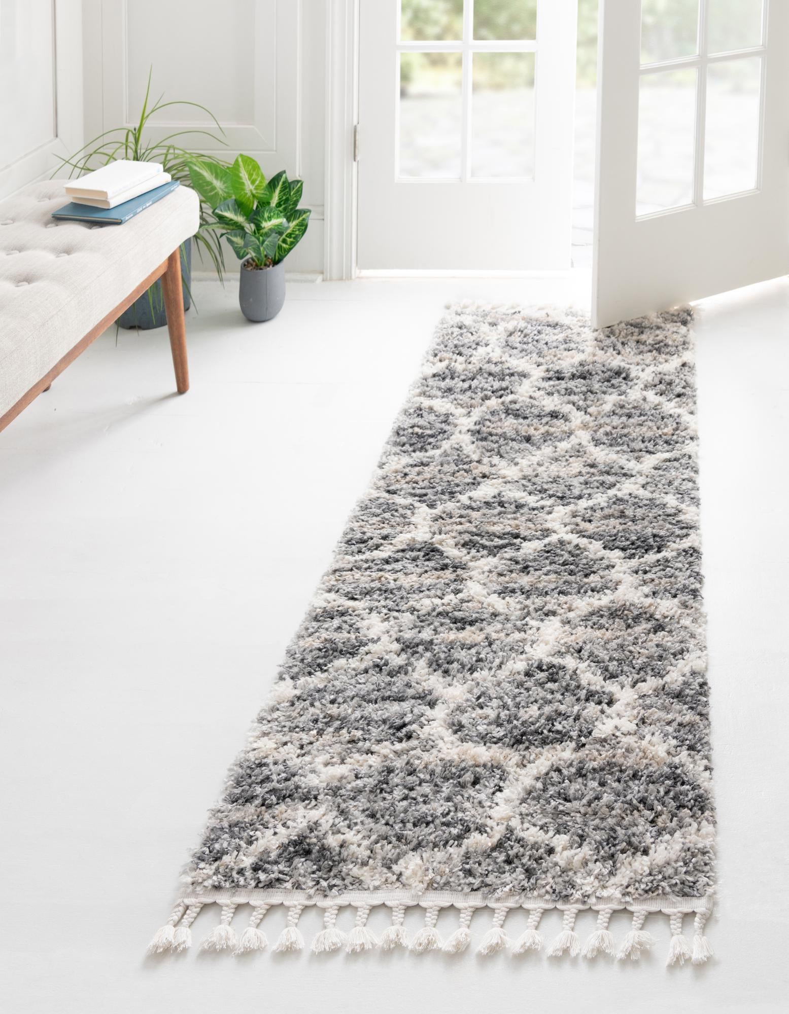2' 2 x 6' Lagom Shag Runner Rug