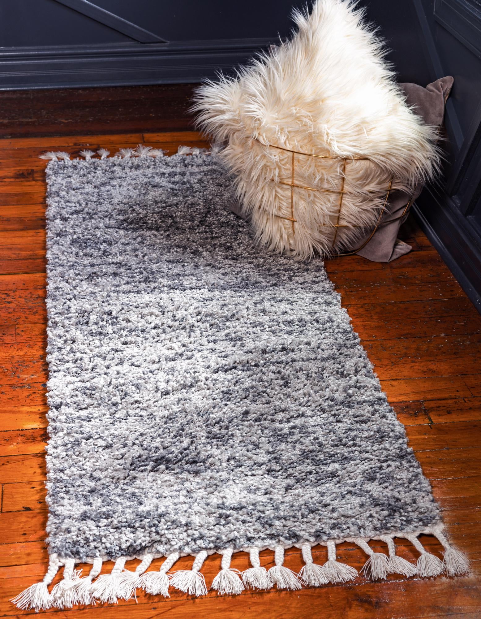 2' 2 x 6' Lagom Shag Runner Rug