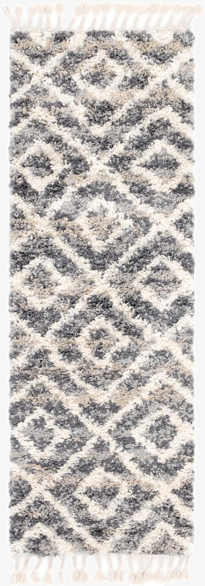 2' 2 x 6' Lagom Shag Runner Rug