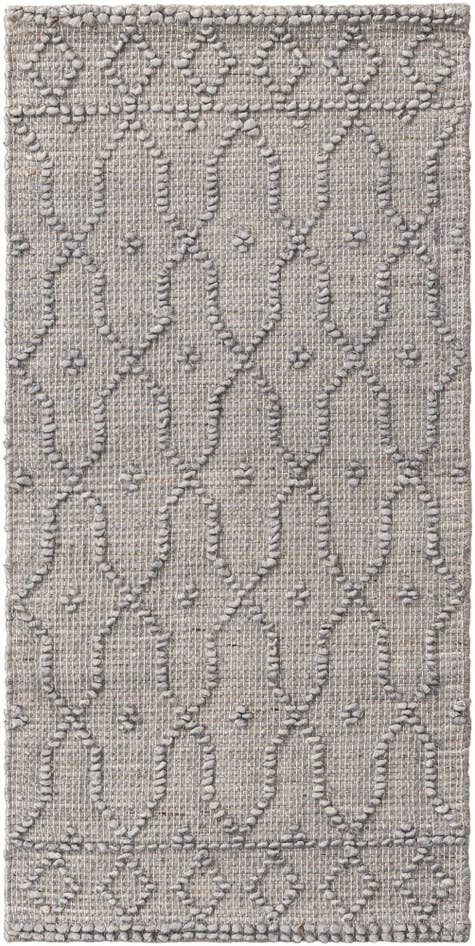 Detail image of 2' x 4' 1 Hand Woven Larsa Jute Runner Rug