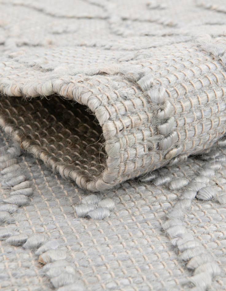 Detail image of 2' 7 x 13' 11 Hand Woven Larsa Jute Runner Rug