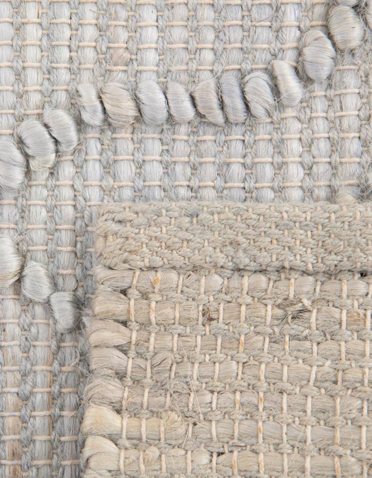 Detail image of 2' 7 x 13' 11 Hand Woven Larsa Jute Runner Rug