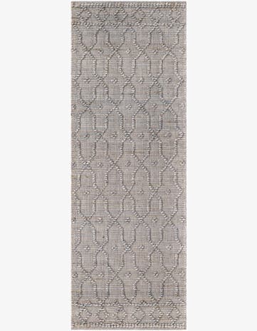 2' x 6' 1 Hand Woven Larsa Jute Runner Rug