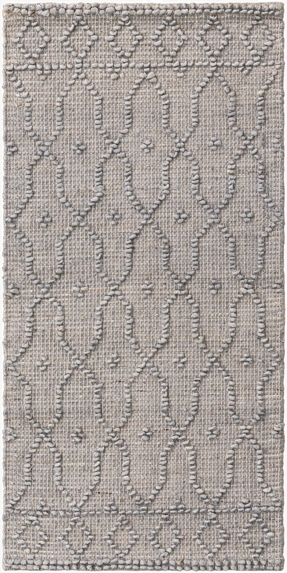 2' x 4' 1  Hand Woven Larsa Jute Runner Rug