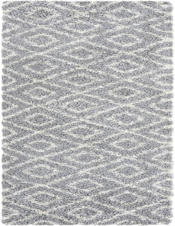 Detail image of 2' 7 x 10' Lattice Shag Runner Rug