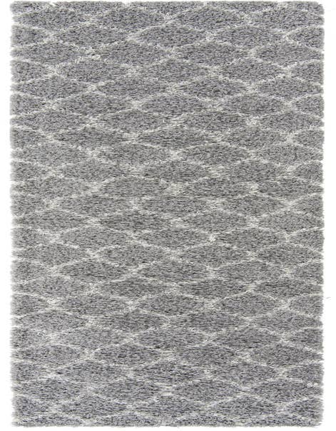 Detail image of 2' 7 x 12' Lattice Shag Runner Rug