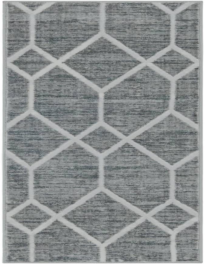 Detail image of 2' x 6' Lattice Trellis Runner Rug