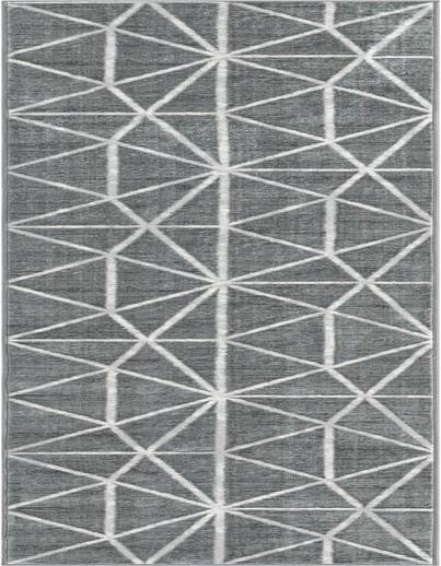 Detail image of 2' 7 x 13' Lattice Trellis Runner Rug