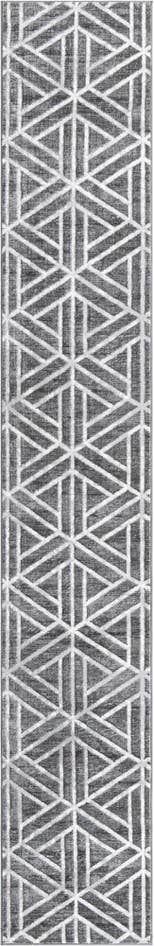 Detail image of 2' 7 x 16' 5 Lattice Trellis Runner Rug