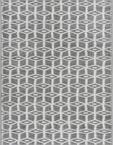 Detail image of 2' 7 x 13' Lattice Trellis Runner Rug