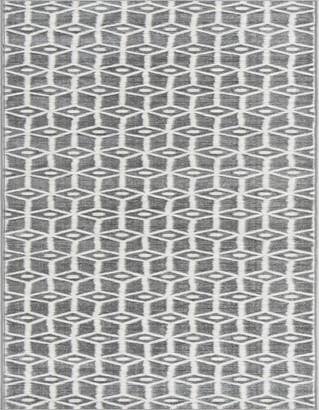 Detail image of 2' 7 x 16' 5 Lattice Trellis Runner Rug