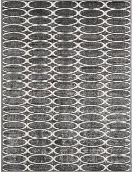 Detail image of 2' 7 x 12' Lattice Trellis Runner Rug