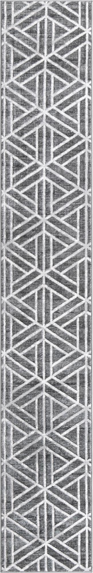 2' 7 x 16' 5 Lattice Trellis Runner Rug