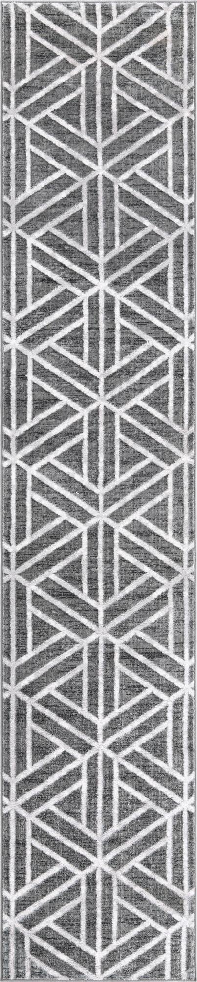 2' 7 x 13' Lattice Trellis Runner Rug