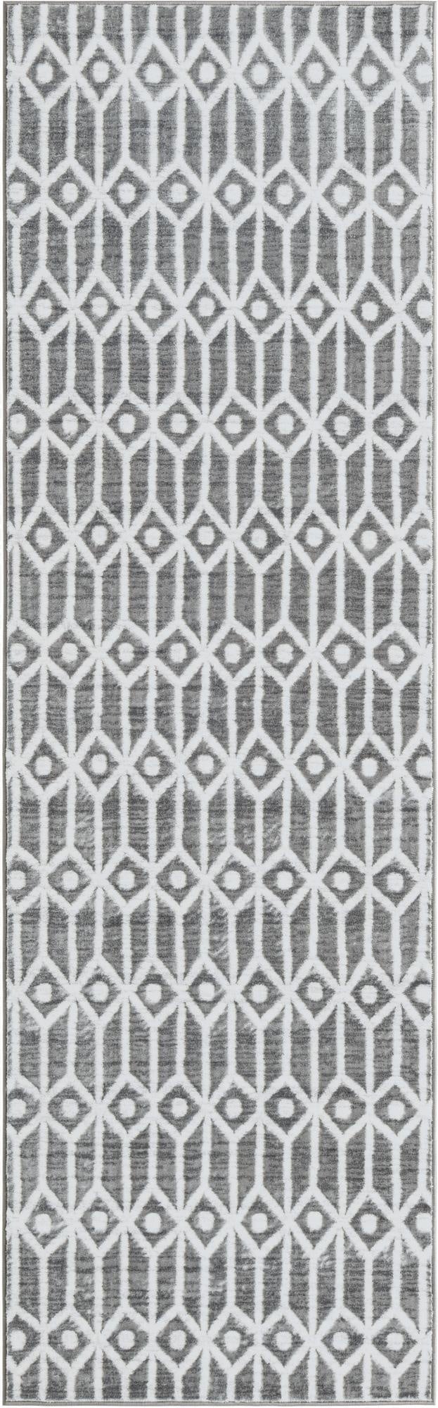 Primary image 3' x 10' Lattice Trellis Runner Rug