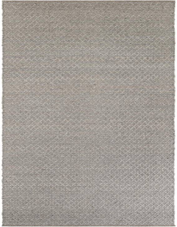 Detail image of 3' 3 x 12' Hand Woven Lattice Wool Runner Rug