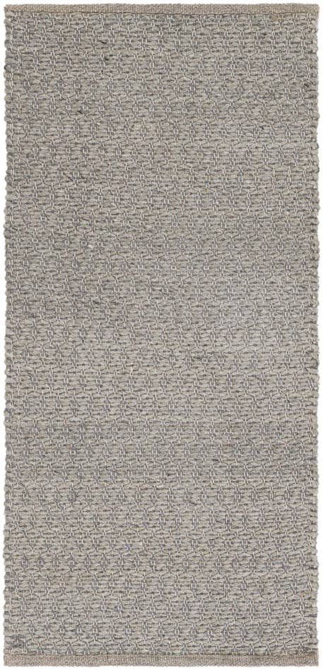 Detail image of 2' x 4' 1 Hand Woven Lattice Wool Runner Rug