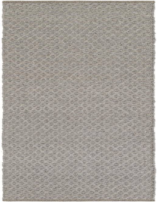 Detail image of 2' x 8' Hand Woven Lattice Wool Runner Rug