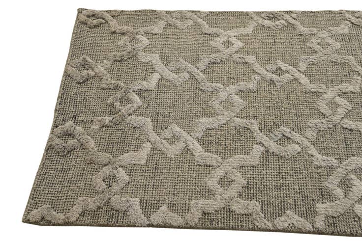 Detail image of 2' 10 x 8' 10 Hand Knotted Luna Runner Rug
