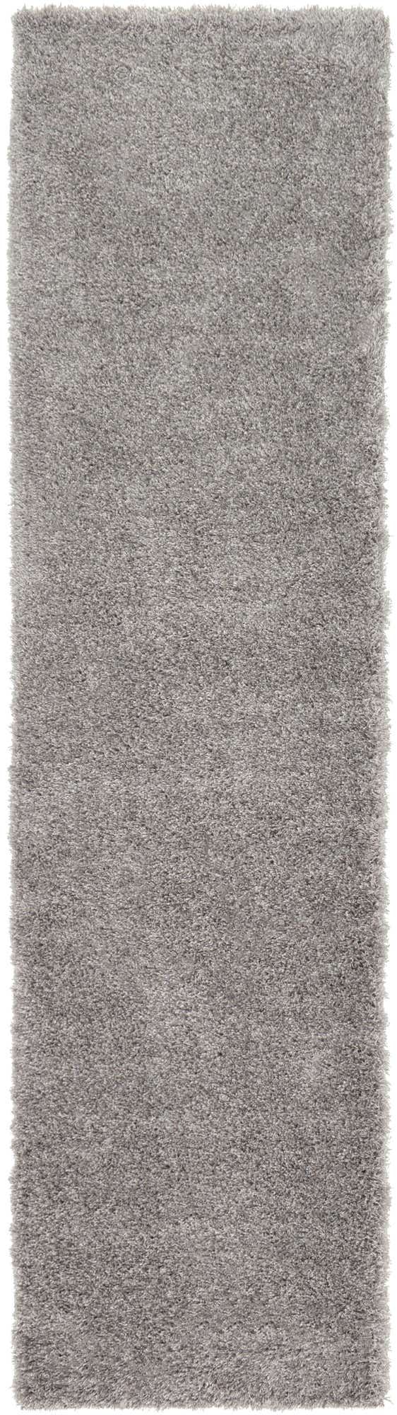 2' 7 x 10' Luxe Solid Shag Runner Rug