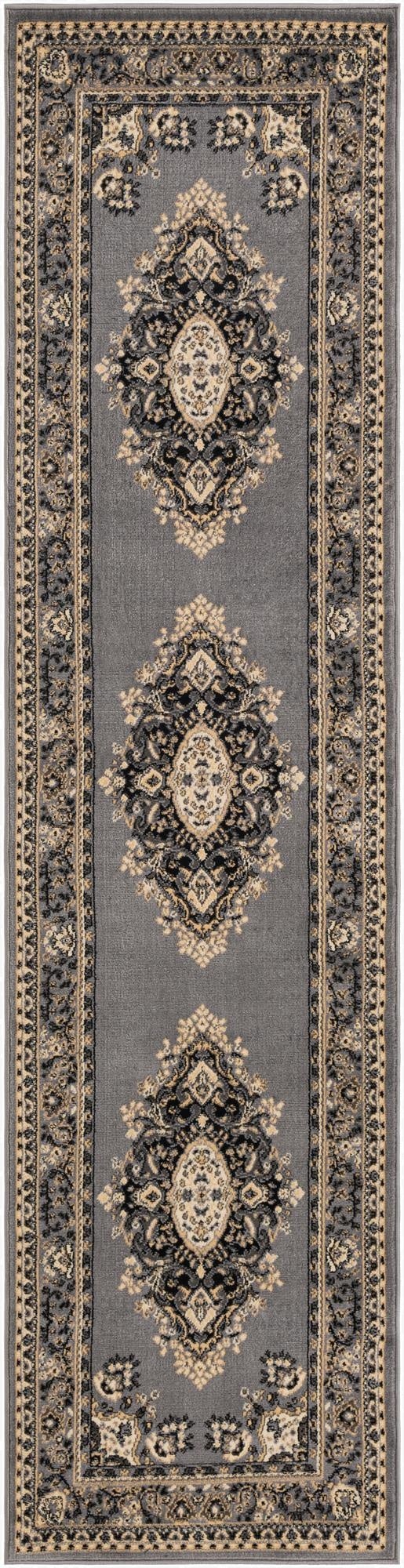 2' 7 x 10' Mashad Design Runner Rug