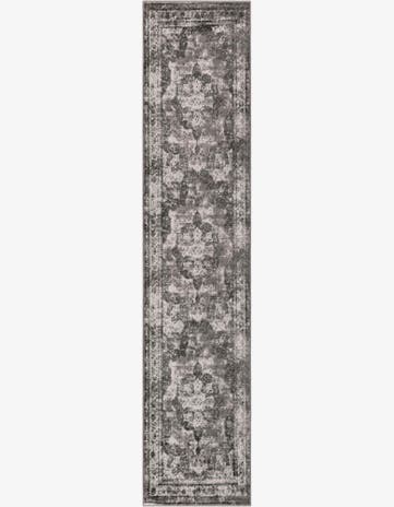 Gray Monte Carlo Runner Rug