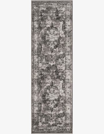 Gray Monte Carlo Runner Rug