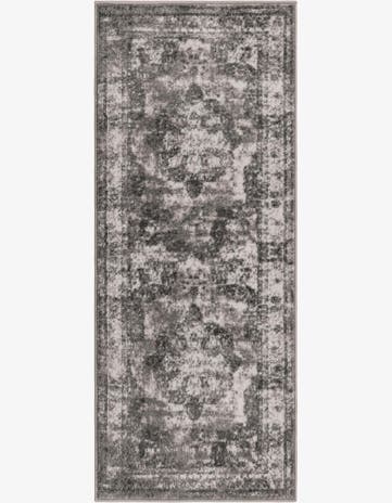 Gray Monte Carlo Runner Rug