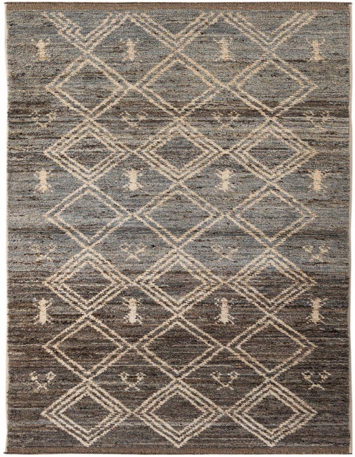 Detail image of 3' 3 x 9' 4 Hand Knotted Moroccan Wool Runner Rug