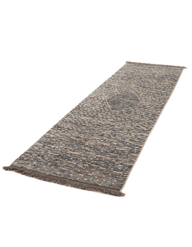 Detail image of 2' 9 x 9' 6 Hand Knotted Moroccan Wool Runner Rug