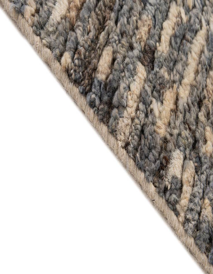 Detail image of 2' 9 x 9' 6 Hand Knotted Moroccan Wool Runner Rug